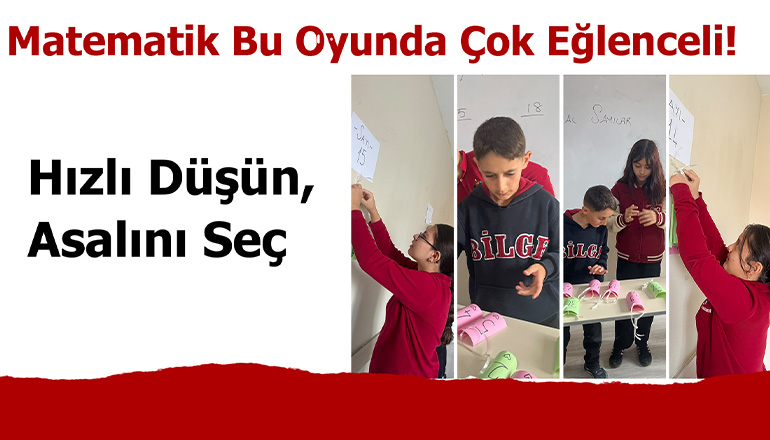 MATEMATİK BU OYUNDA ÇOK EĞLENCELİ!